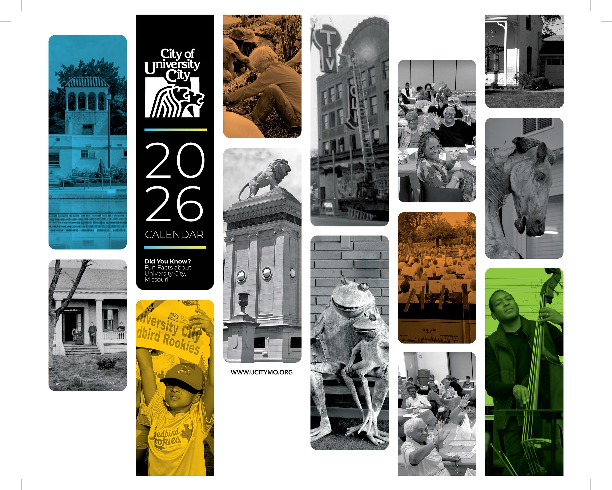 2026 University City Calendar Front Page IMG